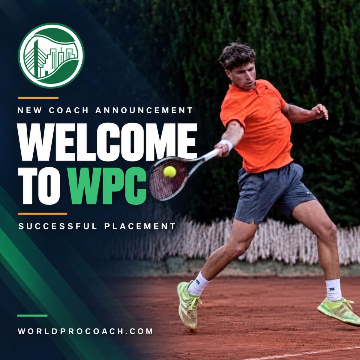 Successful Placement: Eric Comes Joins Tennis Academy in Dongguan, China
