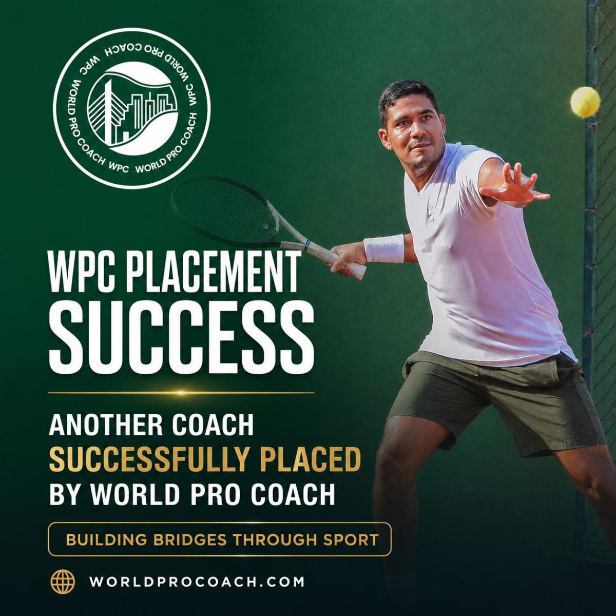 Successful Tennis Coach Placement in Hong Kong – Patrick Oliveira | World Pro Coach