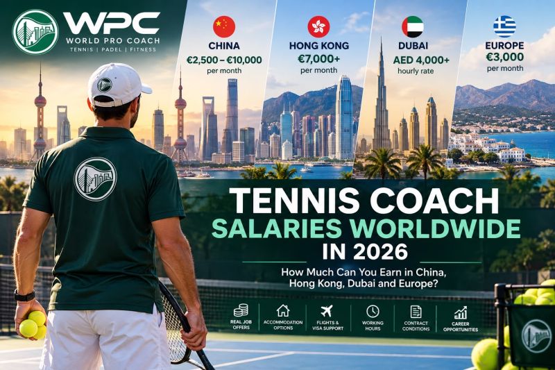 Tennis Coach Salaries Worldwide in 2026: How Much Can You Earn in China, Hong Kong, Dubai and Europe?